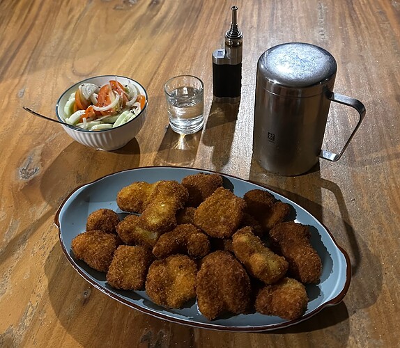 dazu brauchte es zwar einen Schnaps, aber