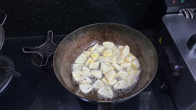 Röstkartoffeln... aus gestern gekochten...