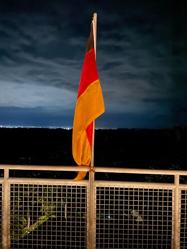 Marceily Point Guimaras deutsche Flagge