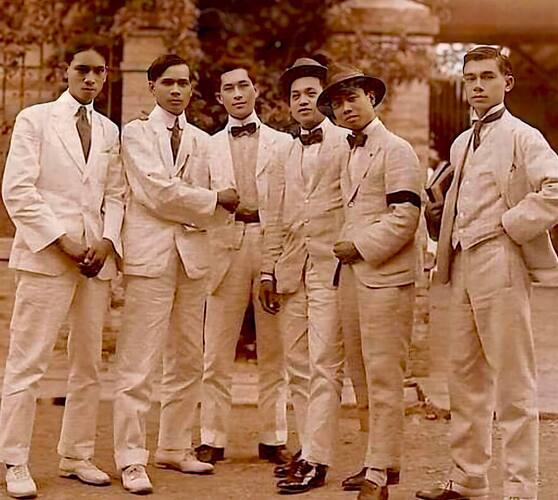 Filipinos College Boys around 1920