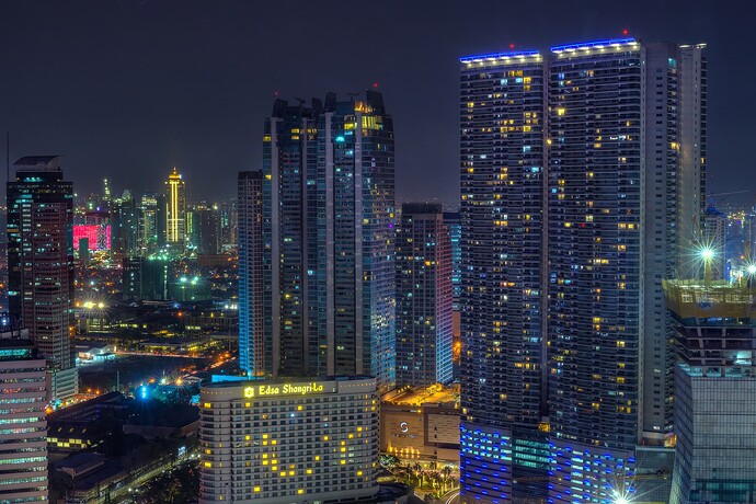 Blick im Condo auf die St. Franzis Square