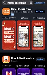nix Shopee beim Apfel...