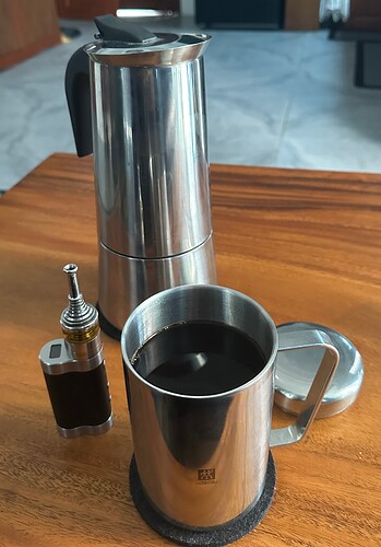 der Kaffee ist fertig...