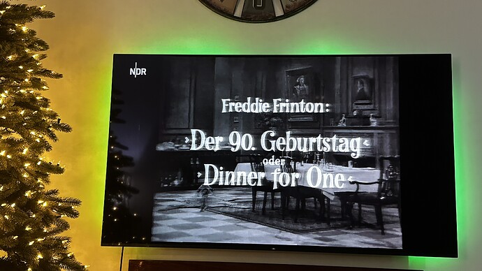 Dinner for one...