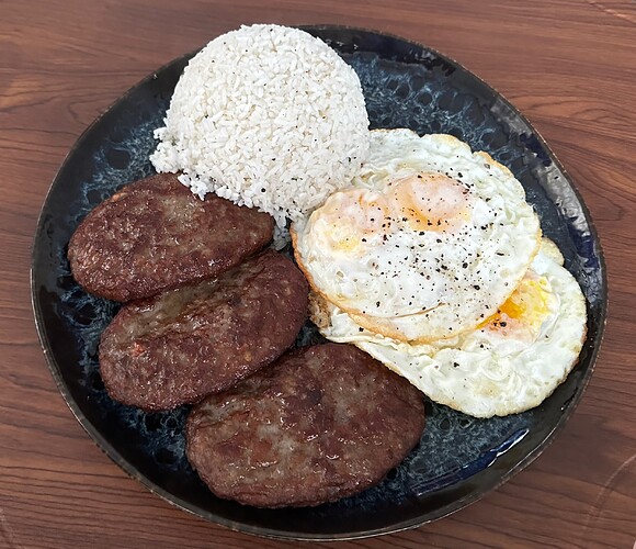 Patsilog (Patties, Sinangang, Itlog)
