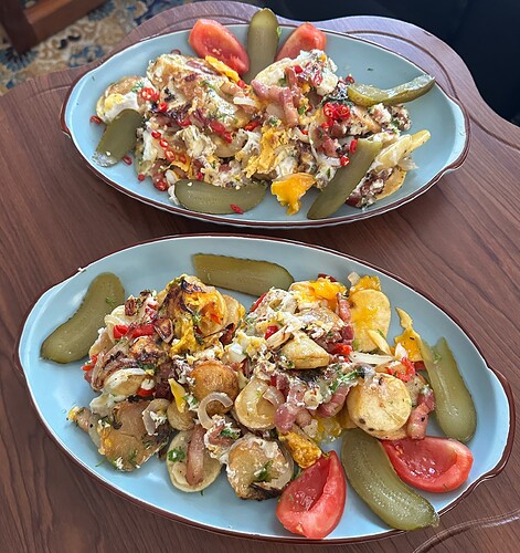 es reichte gerade so für 2 Portionen