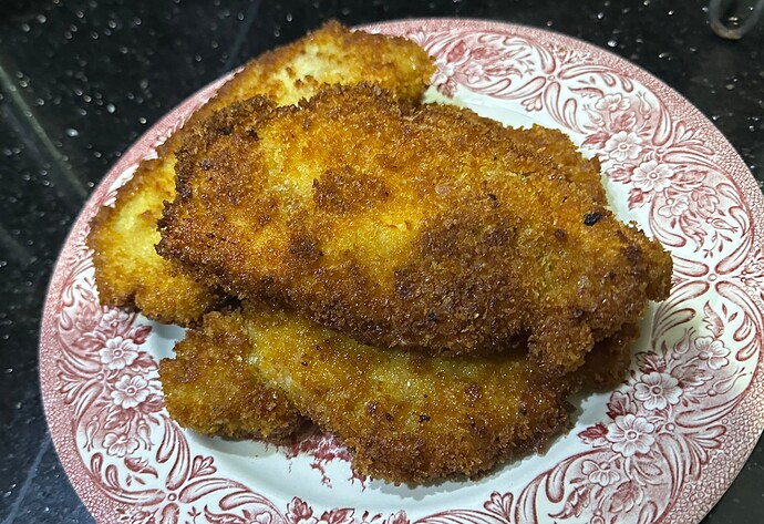 die Schnitzel sehen gut aus...