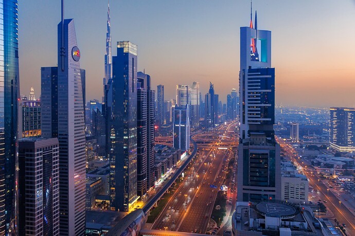 Ausblick auf die Zayed Road