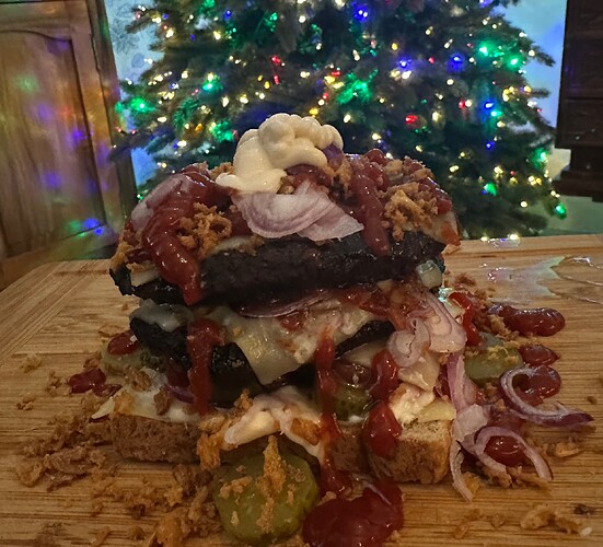 Doppelburger mit Käse