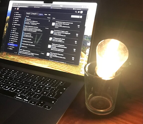 Arbeitslicht bei Brownout