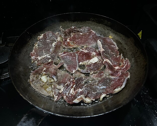 heiß und kurz gebraten...