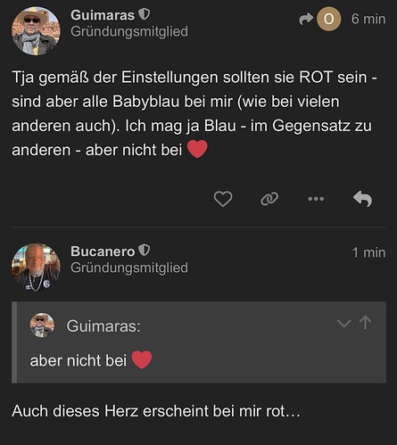 Rote Herzen