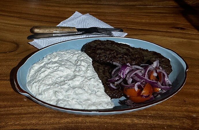 Schmalhans ist heute Küchenmeister... sozusagen Low-Carb-Diät... (für einen Tag)