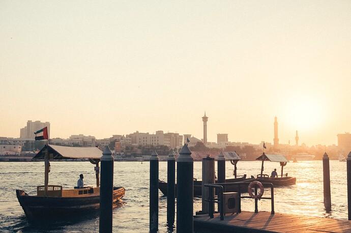 dubai-creek-sunset