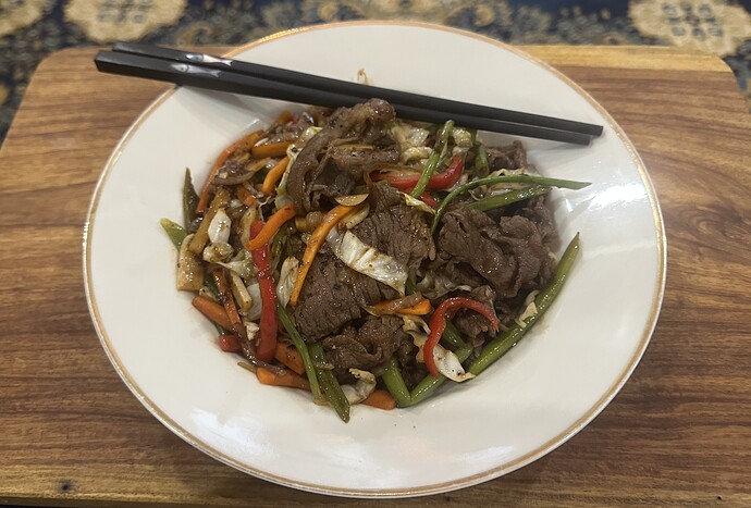 stir fried beef