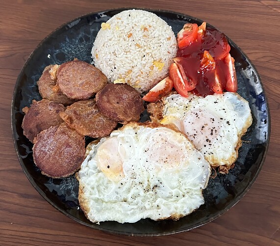 Silog mit Weißnichwas...