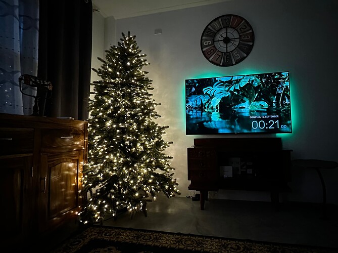 und es gibt ihn auch mit schlichtem Licht...