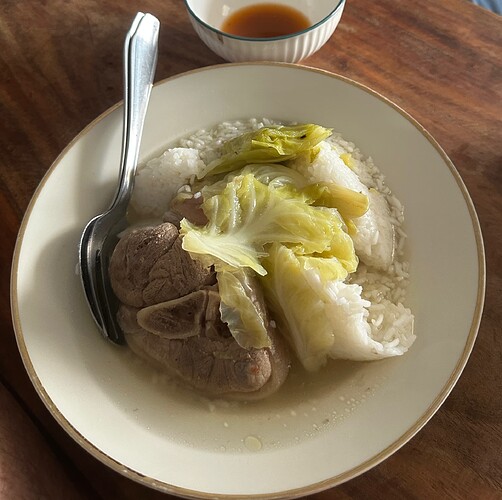 und mit Essig für die Gattin...