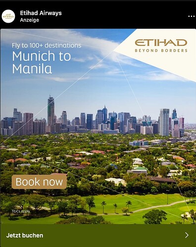 Ethihad München - Manila