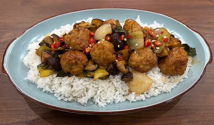 Chicken Shiitake / bok choy