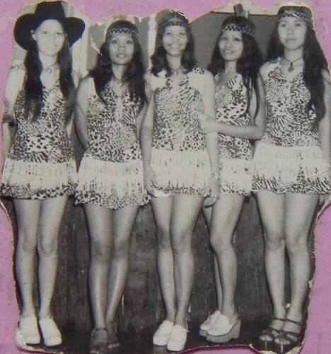 County Western Band Apache girls Olongapo 1976