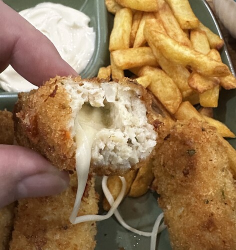 Mozzarella im hackmantel