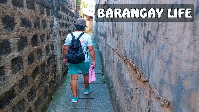 An Afternoon in a Barangay - Philippines Atmoshere