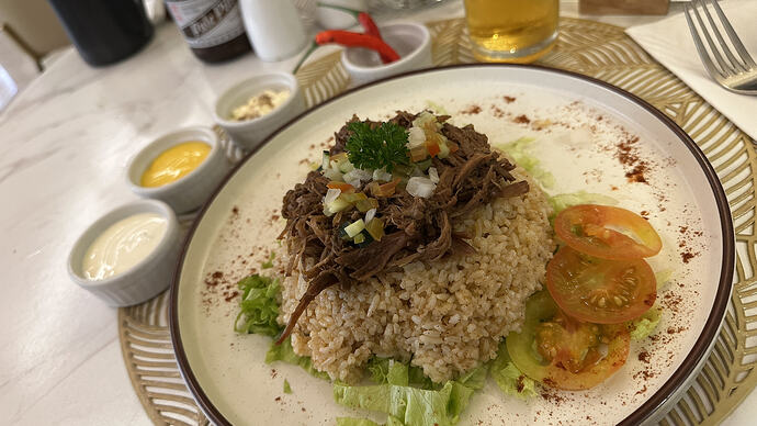 pulled Beef... auch sehr zäh...