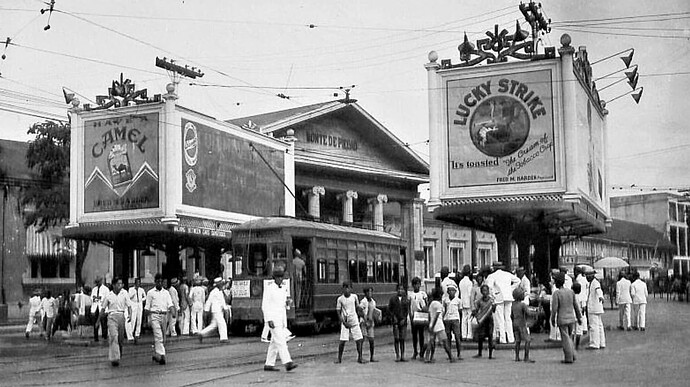 Tranvia Station in Manila, 1930