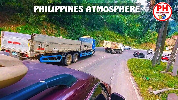 Philippines Atmosphere - Driving the Old Mangima Canyon Road